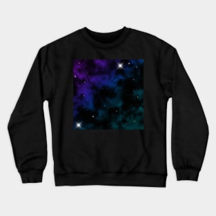 Dark Galaxy Pattern Crewneck Sweatshirt